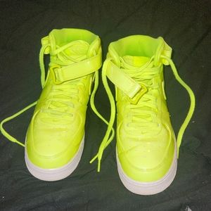 Men's Nike Air Force 1 Mid UV Neon Size 10.5